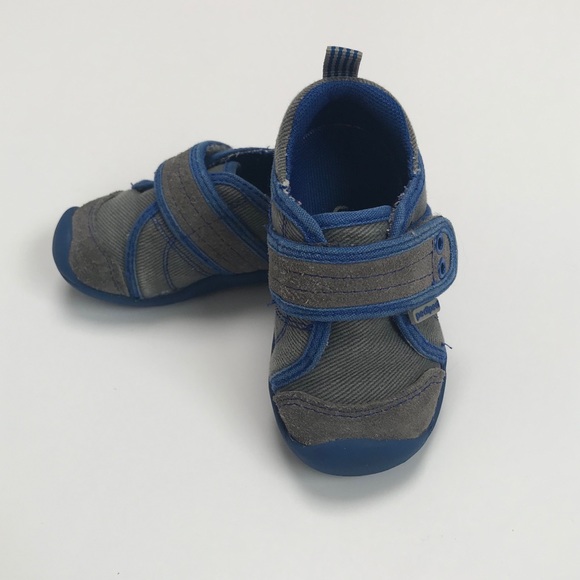Pediped Grip /'n/' Go Boy Channing Leather Sneaker Size 19,20 //US Toddler Size 4,5